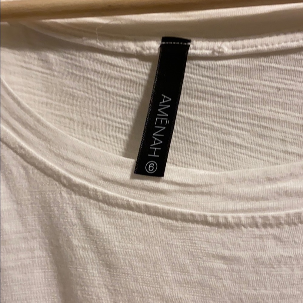 White Ruffle Tee ✨ Plus Size - Picture 4 of 4